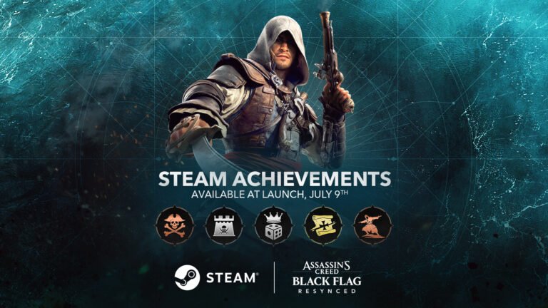 قائمة إنجازات Steam للعبة Assassin’s Creed Black Flag Resynced ستكون متاحة منذ الإطلاق