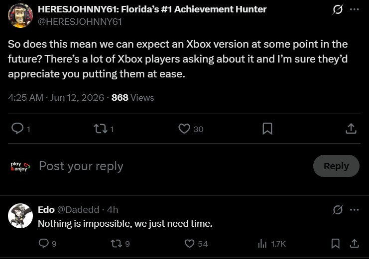 Ed from Shift Up replies about possible Stellar Blade Xbox version