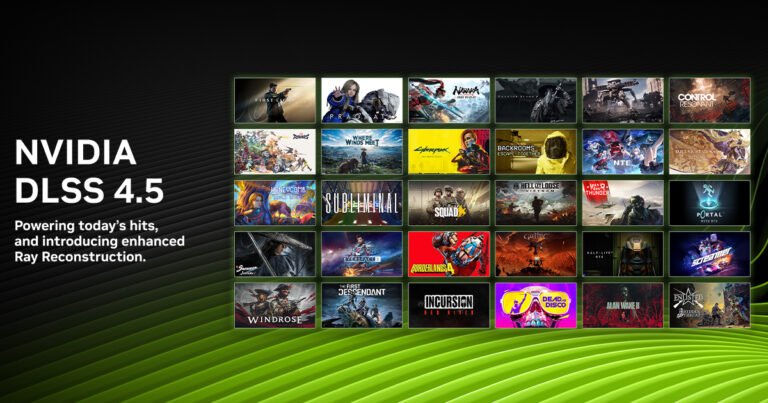 NVIDIA تعلن DLSS 4.5 Ray Reconstruction وتؤكد توفر أكثر من 1000 لعبة وتطبيق RTX