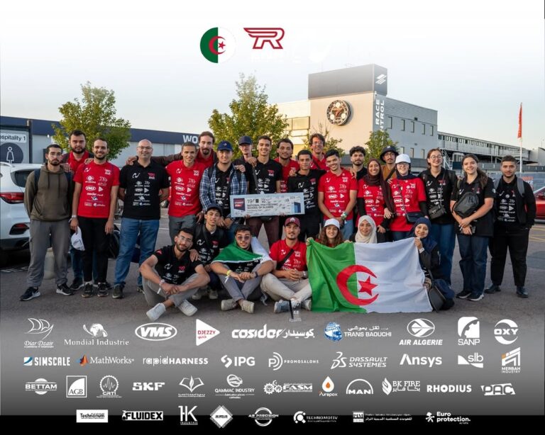 فريق ENP Racing Team الجزائري يفوز بجائزة أفضل فريق جديد في Formula Student 2026