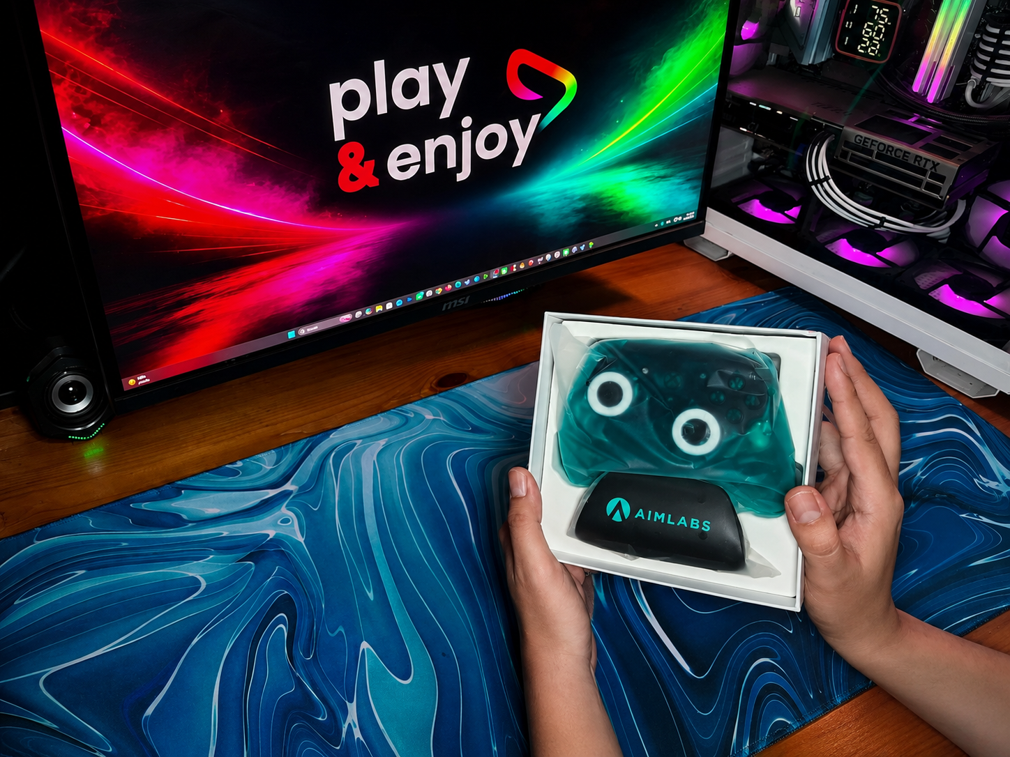 GameSir G7 Pro Aimlabs Edition أثناء الاستخدام