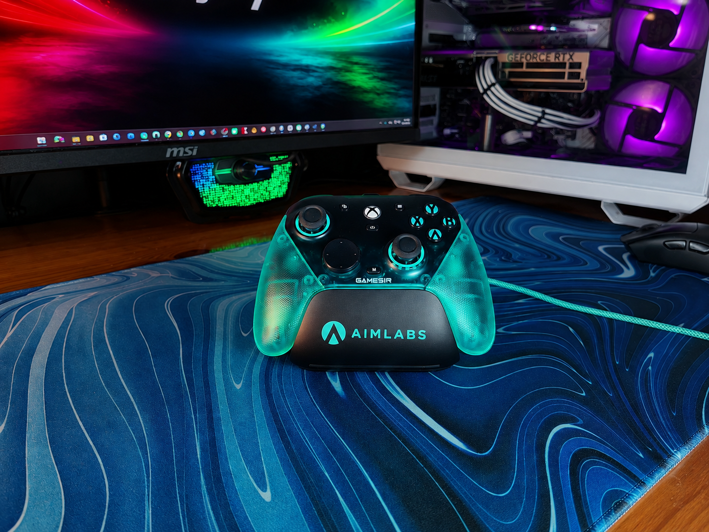 فتح علبة GameSir G7 Pro Aimlabs Edition