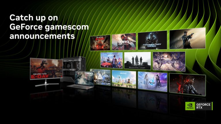 NVIDIA تكشف أبرز إعلانات Gamescom 2026: إطلاق DLSS 4.5 Ray Reconstruction ودعم RTX لألعاب كبرى وشاشات تصل إلى 1100Hz