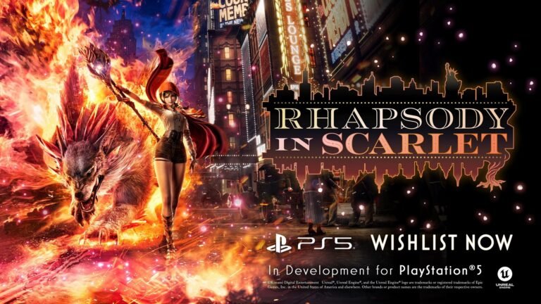 شركة KONAMI تعلن Rhapsody in Scarlet.. لعبة أكشن جديدة في نيويورك عشرينيات القرن الماضي